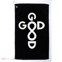 Good Is Good Cross Jesus Logo Golf Towel thumb 0