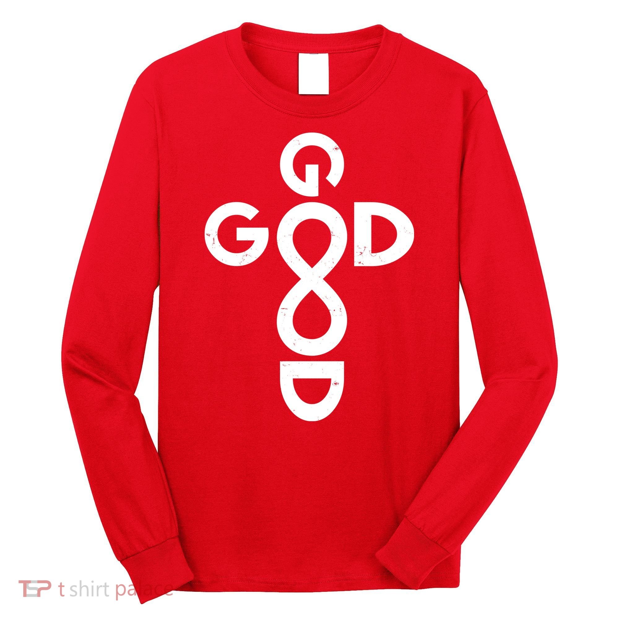 Good Is Good Cross Jesus Logo Long Sleeve Shirt