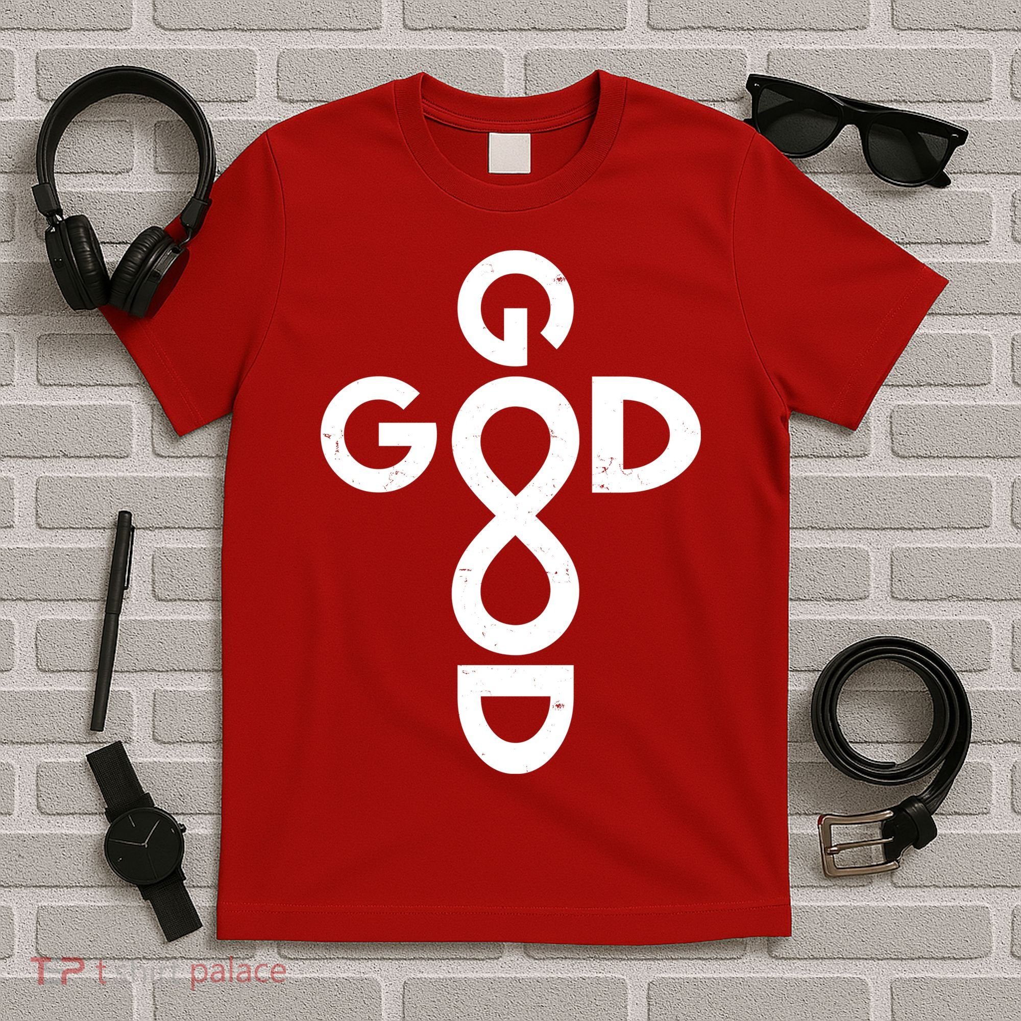 Good Is Good Cross Jesus Logo T-Shirt