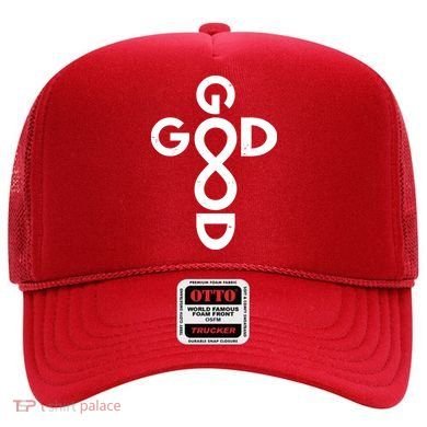 Good Is Good Cross Jesus Logo Hat
