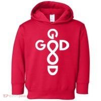 Good Is Good Cross Jesus Logo Toddler Hoodie thumb 0