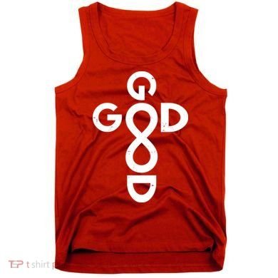 Good Is Good Cross Jesus Logo Tank Top