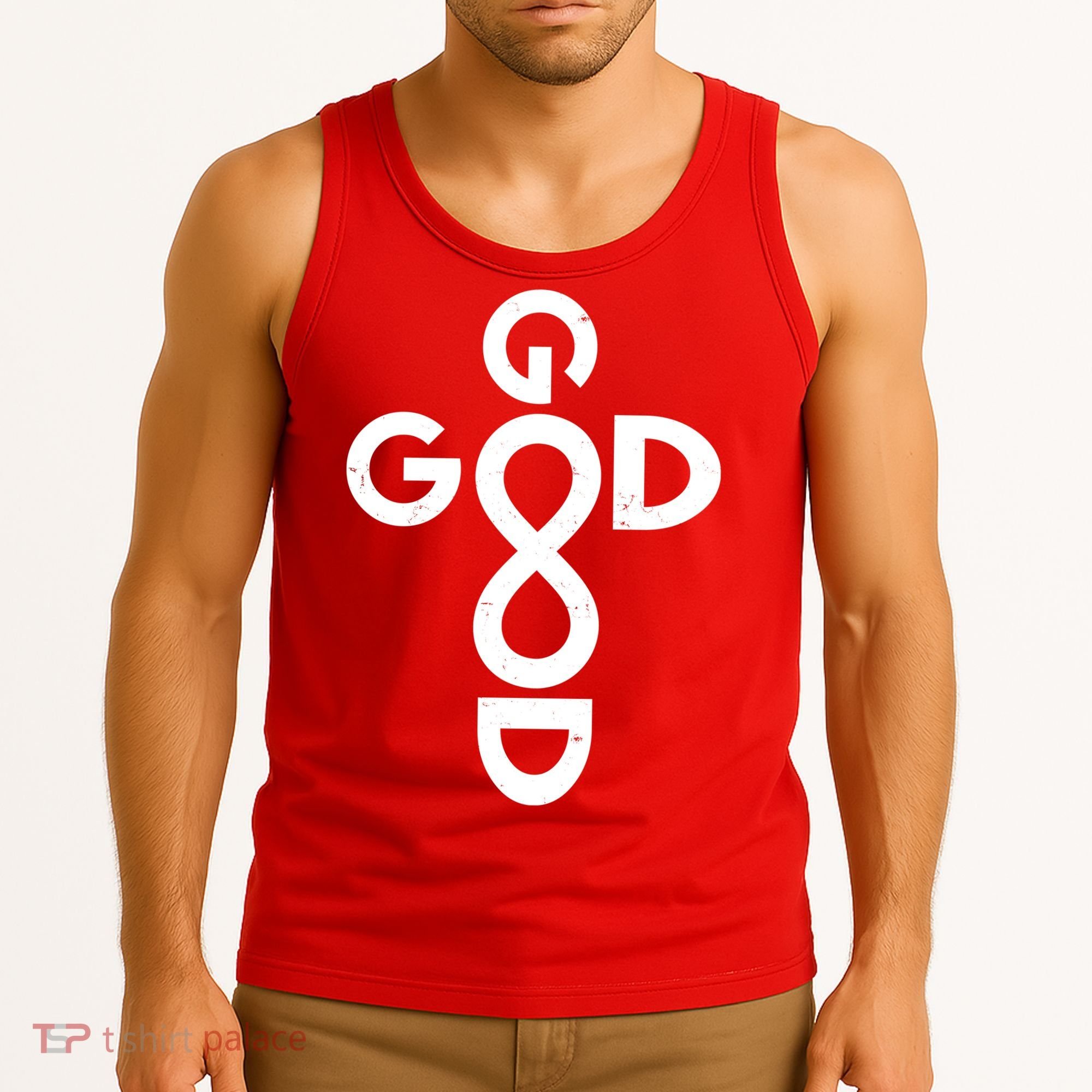 Good Is Good Cross Jesus Logo Tank Top