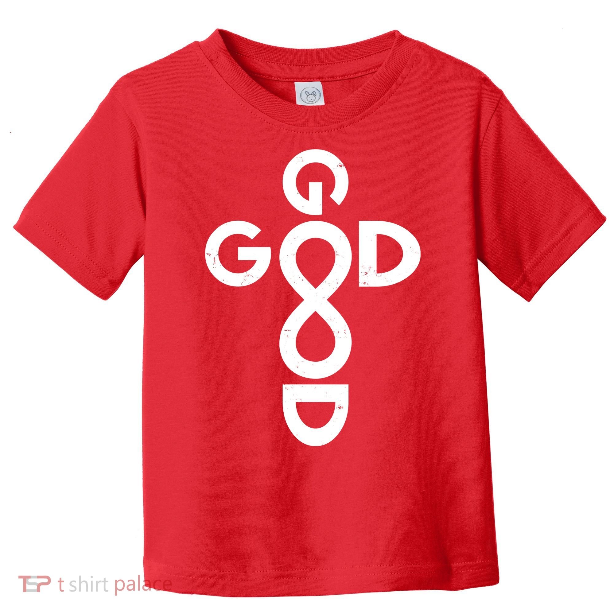 Good Is Good Cross Jesus Logo Toddler T-Shirt