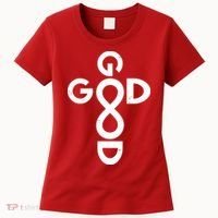 Good Is Good Cross Jesus Logo Women's T-Shirt thumb 0