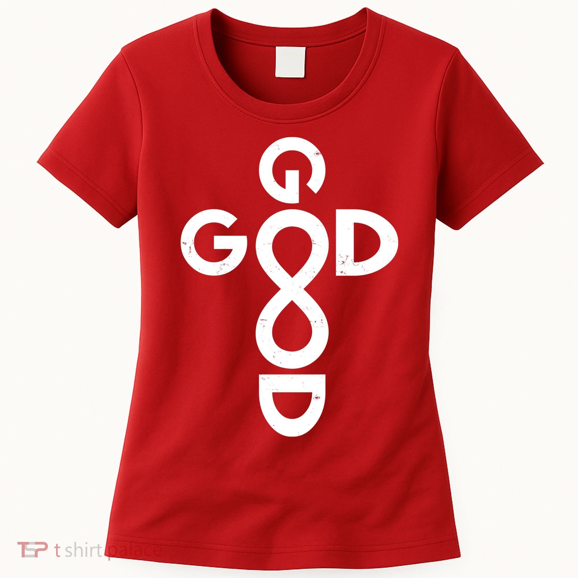 Good Is Good Cross Jesus Logo Women's T-Shirt