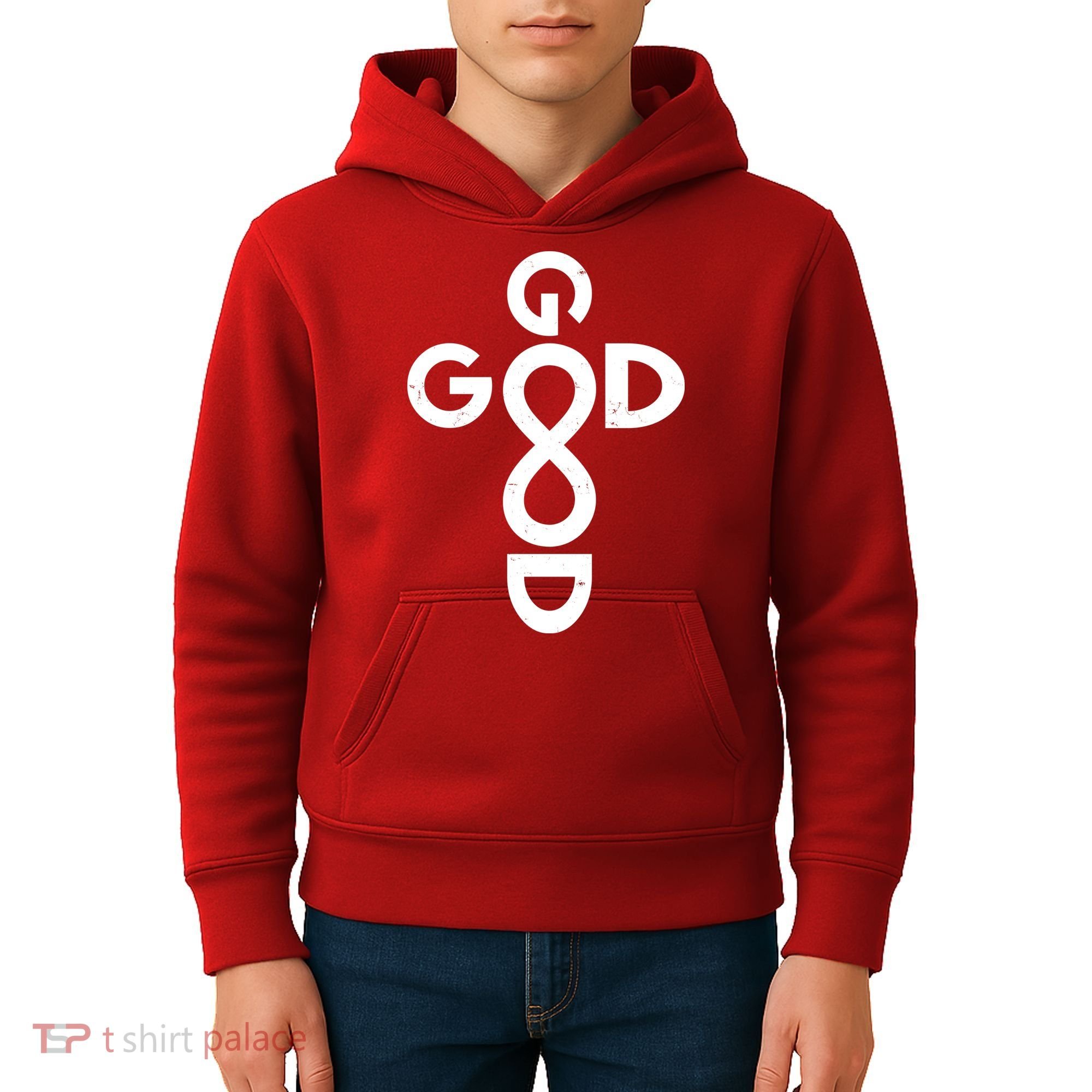 Good Is Good Cross Jesus Logo Kids Hoodie