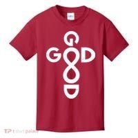 Good Is Good Cross Jesus Logo Kids T-Shirt thumb 0