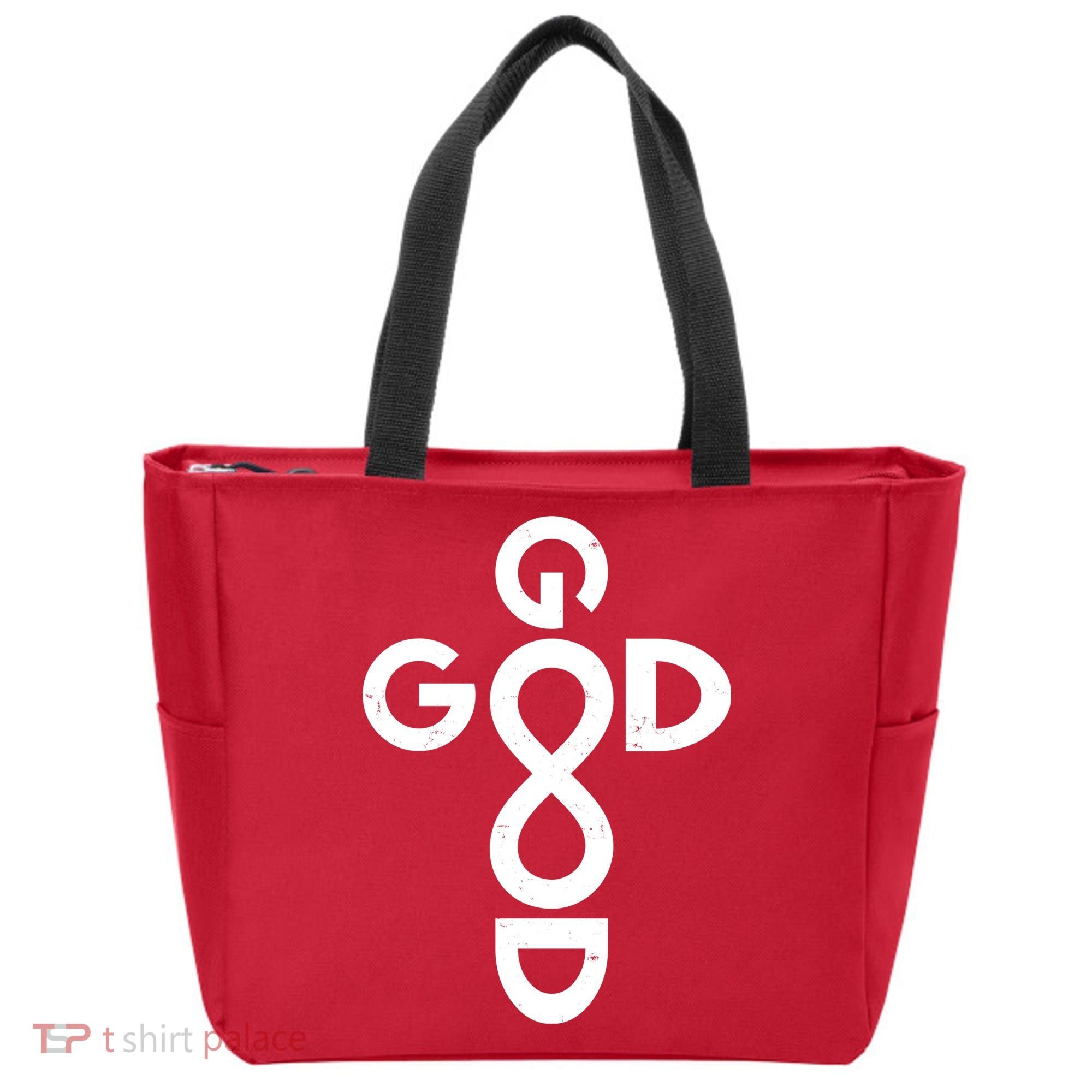 Good Is Good Cross Jesus Logo Tote Bag