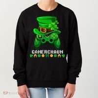Gamerchaun Irish Gaming St Patricks Day Gamer Women's Sweatshirt thumb 0