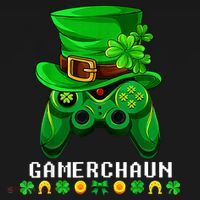 Gamerchaun Irish Gaming St Patricks Day Gamer Women's Hoodie thumb 2