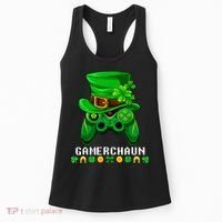 Gamerchaun Irish Gaming St Patricks Day Gamer Women's Tank Top thumb 0