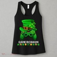 Gamerchaun Irish Gaming St Patricks Day Gamer Women's Tank Top thumb 3