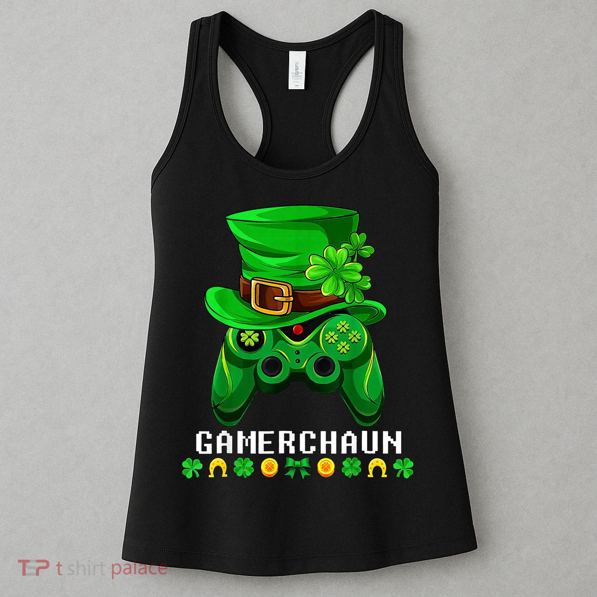 Gamerchaun Irish Gaming St Patricks Day Gamer Women's Tank Top
