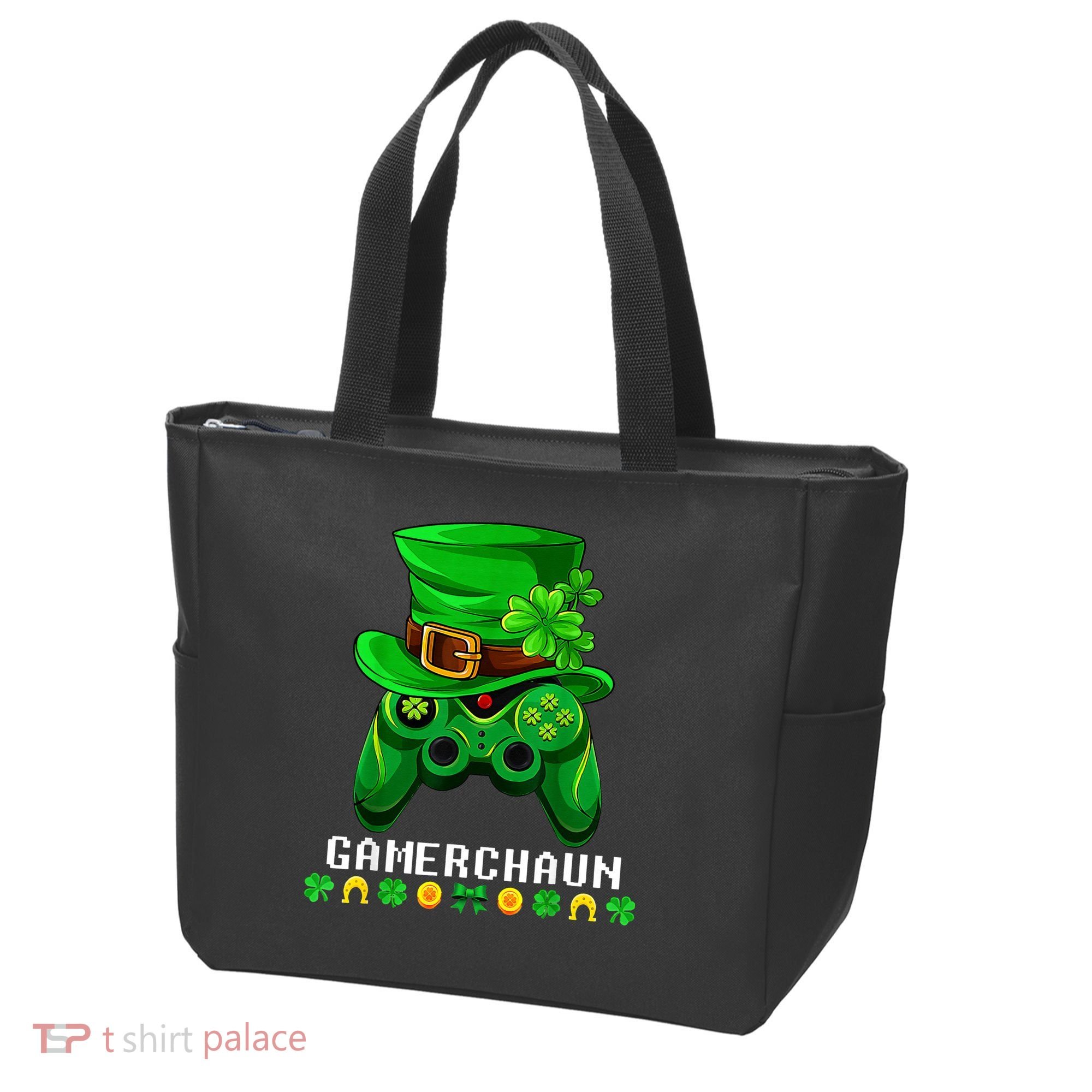 Gamerchaun Irish Gaming St Patricks Day Gamer Tote Bag