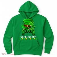 Gamerchaun Irish Gaming St Patricks Day Gamer Hoodie thumb 0