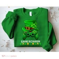 Gamerchaun Irish Gaming St Patricks Day Gamer Sweatshirt thumb 2
