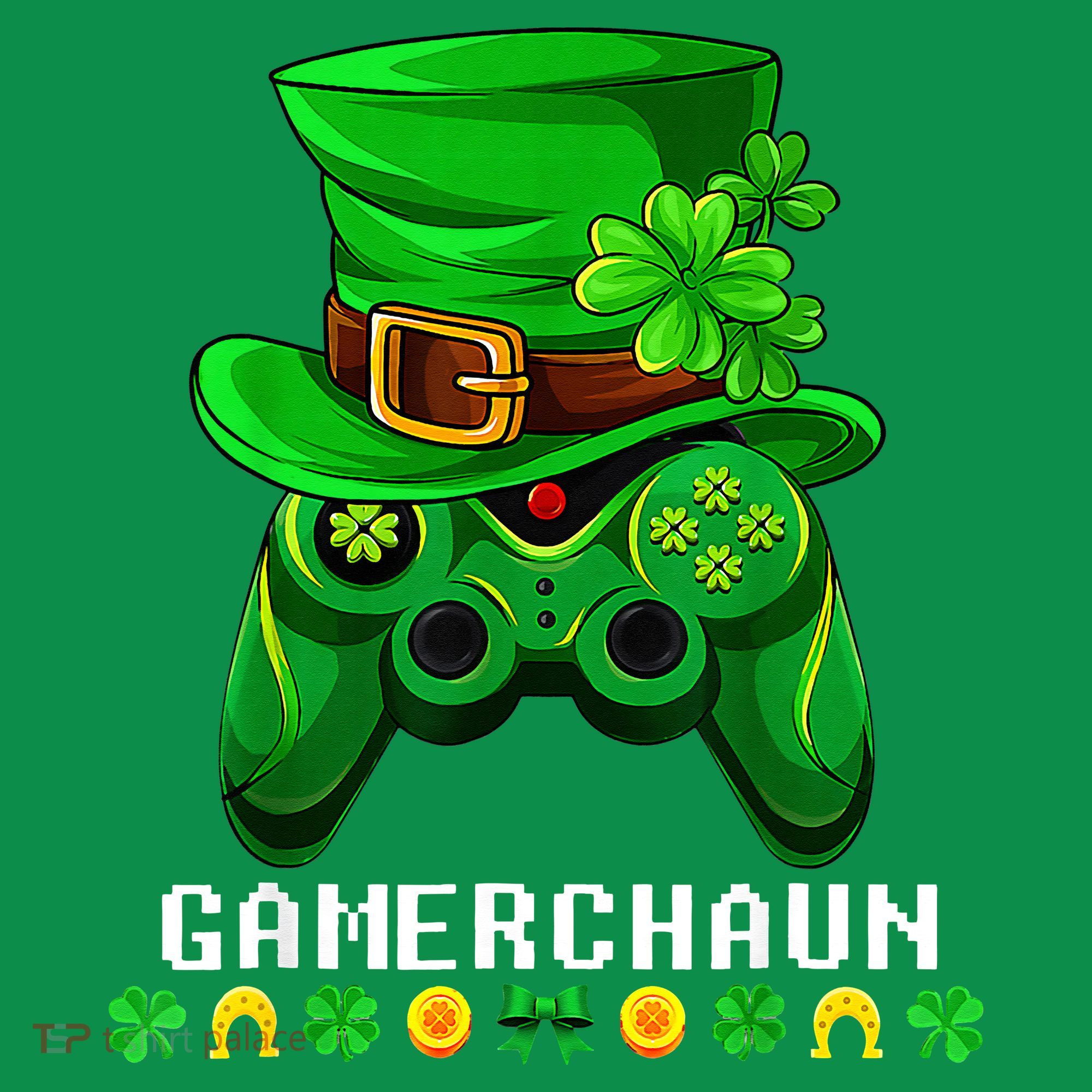 Gamerchaun Irish Gaming St Patricks Day Gamer Sweatshirt