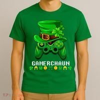 Gamerchaun Irish Gaming St Patricks Day Gamer T-Shirt thumb 3
