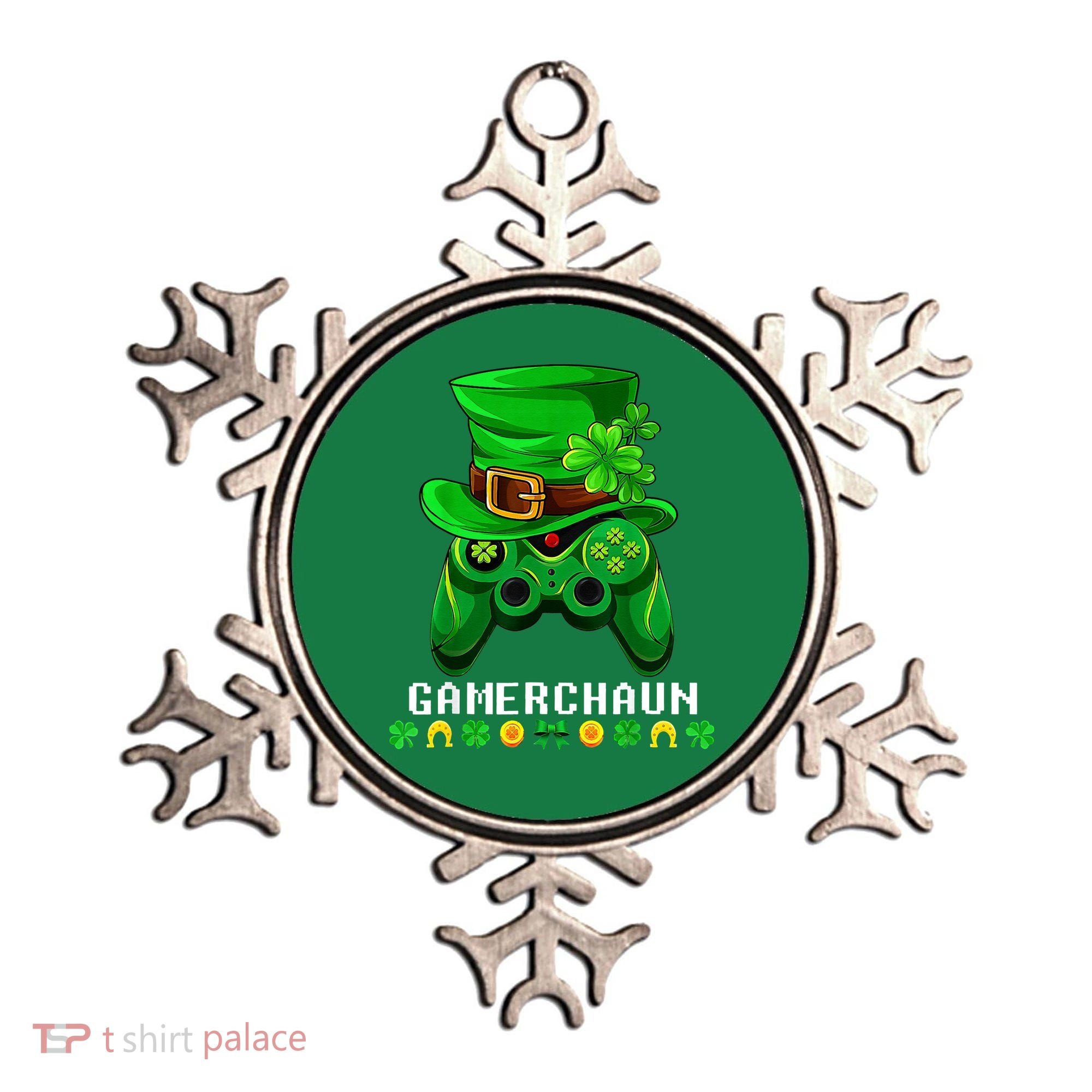 Gamerchaun Irish Gaming St Patricks Day Gamer Ornament