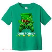 Gamerchaun Irish Gaming St Patricks Day Gamer Toddler T-Shirt thumb 0