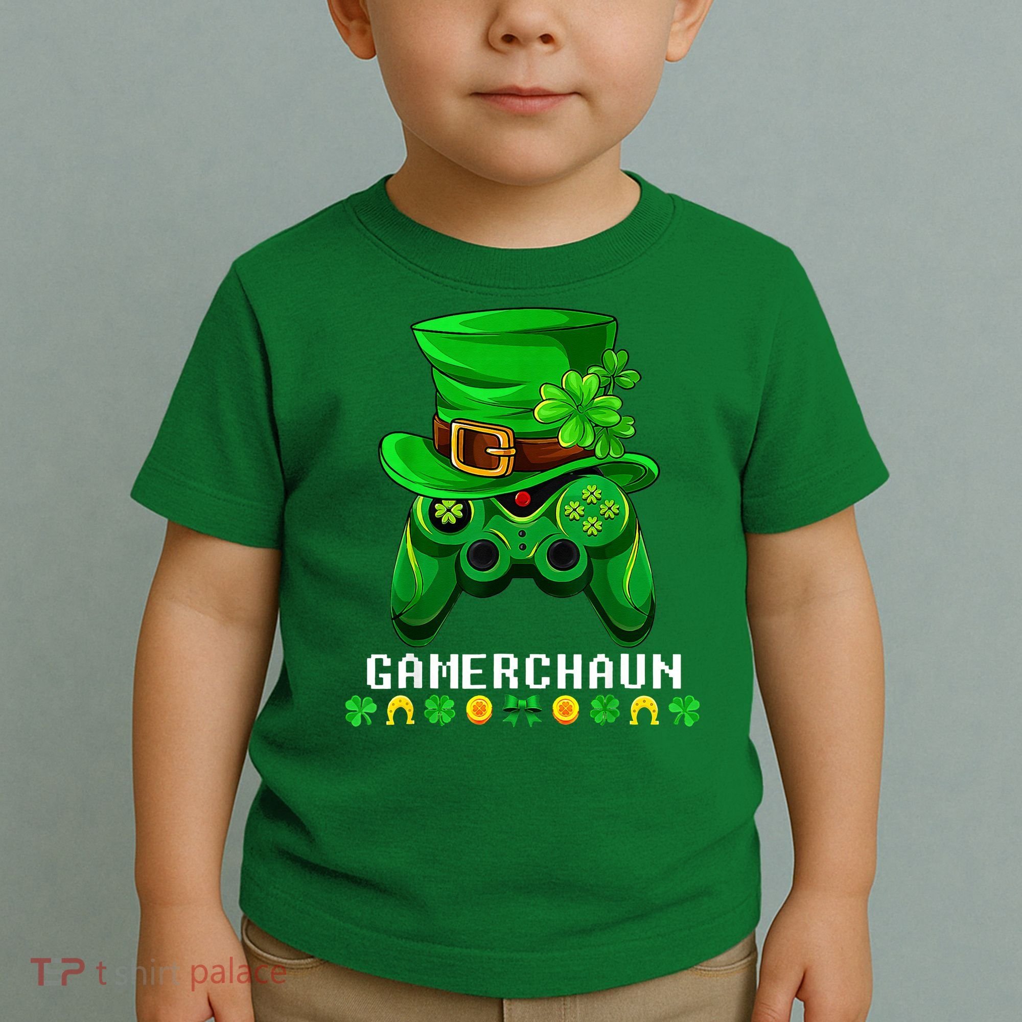 Gamerchaun Irish Gaming St Patricks Day Gamer Toddler T-Shirt