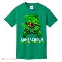 Gamerchaun Irish Gaming St Patricks Day Gamer Kids T-Shirt thumb 0