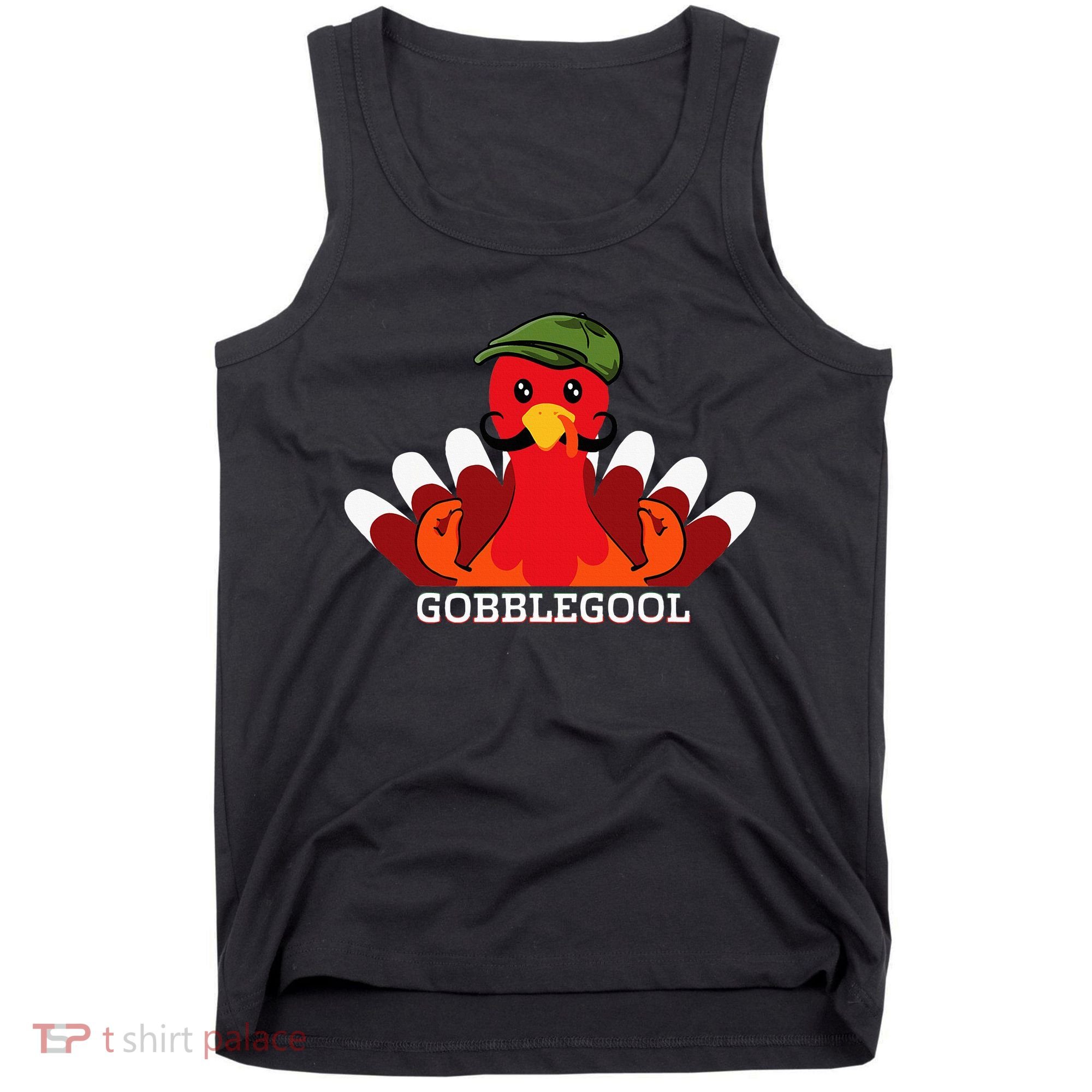 Gobblegool Italian Gobble Turkey Day Fall Thanksgiving Tank Top
