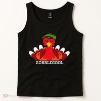 Gobblegool Italian Gobble Turkey Day Fall Thanksgiving Tank Top thumb 2