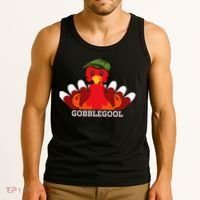 Gobblegool Italian Gobble Turkey Day Fall Thanksgiving Tank Top thumb 3