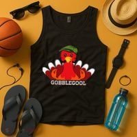 Gobblegool Italian Gobble Turkey Day Fall Thanksgiving Tank Top thumb 4