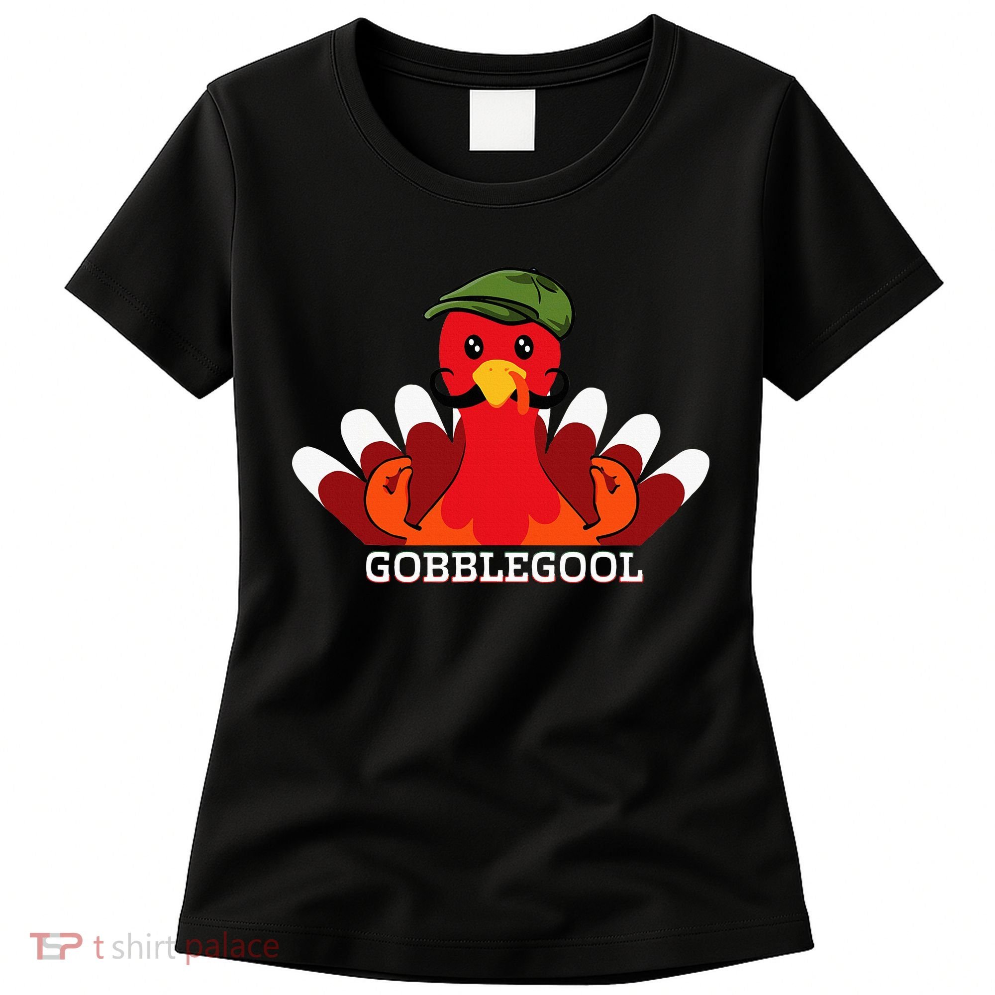Gobblegool Italian Gobble Turkey Day Fall Thanksgiving Women's T-Shirt