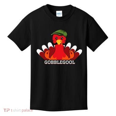 Gobblegool Italian Gobble Turkey Day Fall Thanksgiving Kids T-Shirt