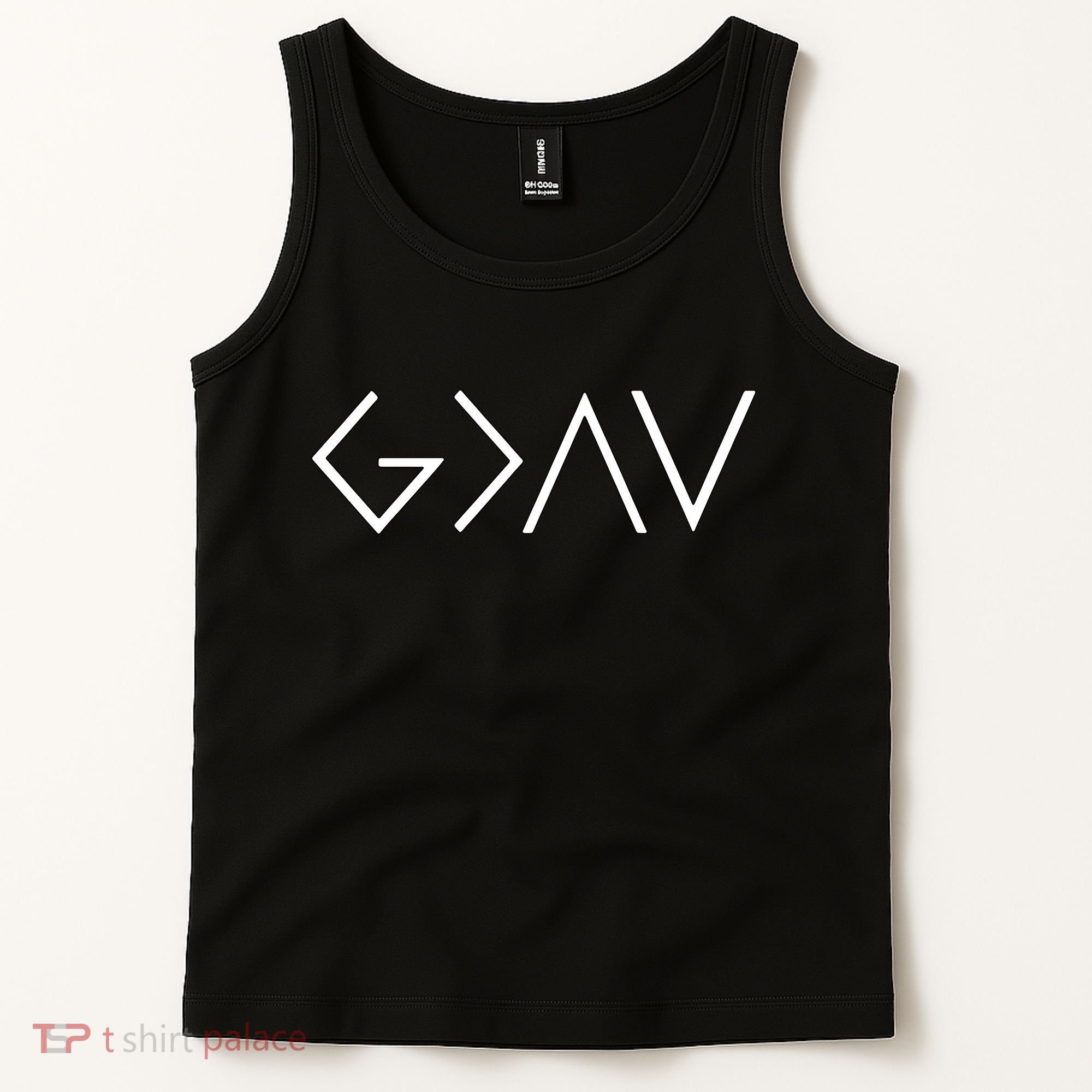 God Is Greater Than The Highs And Lows Christian Tank Top