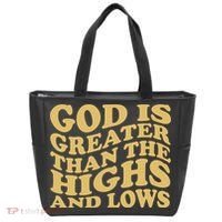God Is Greater Than The Highs And Lows Tote Bag thumb 0