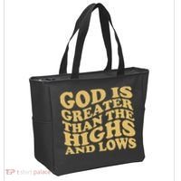 God Is Greater Than The Highs And Lows Tote Bag thumb 2
