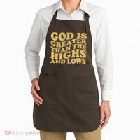 God Is Greater Than The Highs And Lows Apron thumb 2