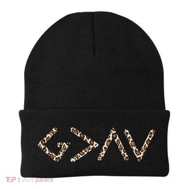 God Is Greater Than The Highs And Lows Gift Beanie