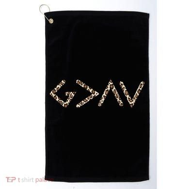 God Is Greater Than The Highs And Lows Gift Golf Towel