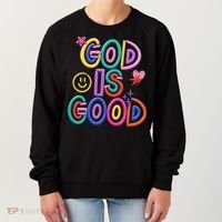 God Is Good Christian Religious Women's Sweatshirt thumb 0