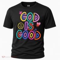 God Is Good Christian Religious Cooling Performance Crew T-Shirt thumb 0