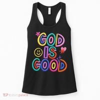God Is Good Christian Religious Women's Tank Top thumb 0