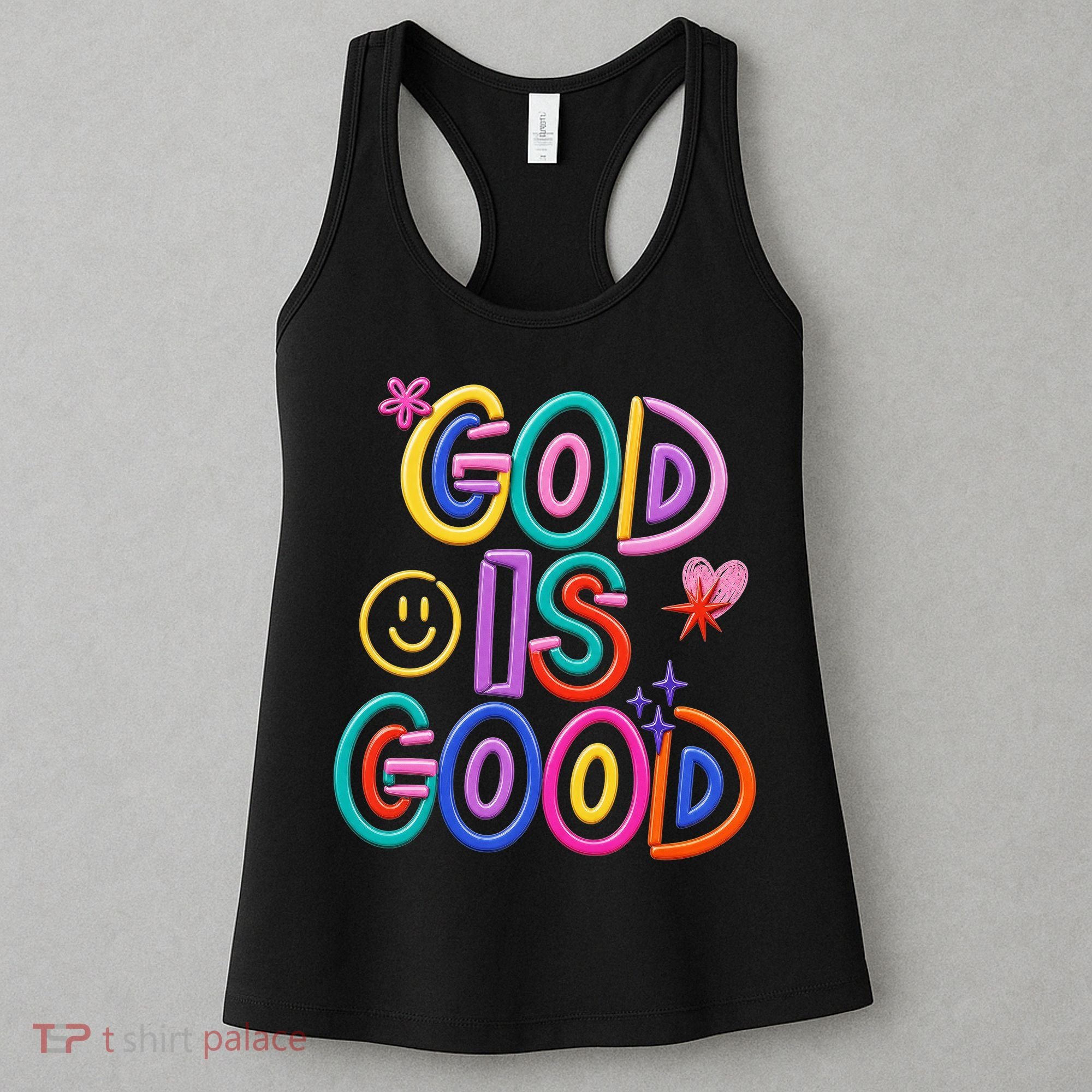 God Is Good Christian Religious Women's Tank Top