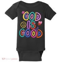 God Is Good Christian Religious Baby Bodysuit thumb 0