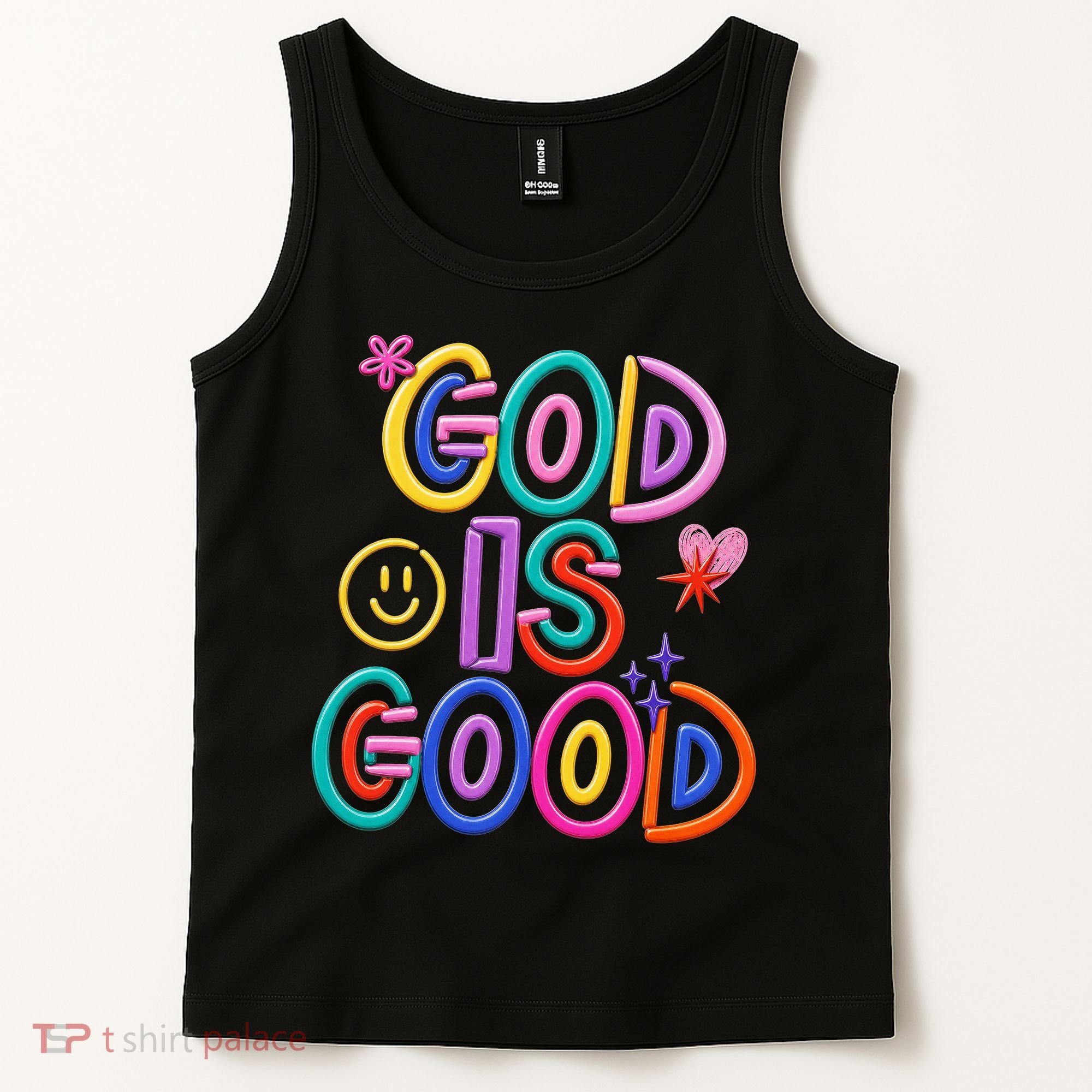 God Is Good Christian Religious Tank Top