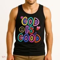 God Is Good Christian Religious Tank Top thumb 3