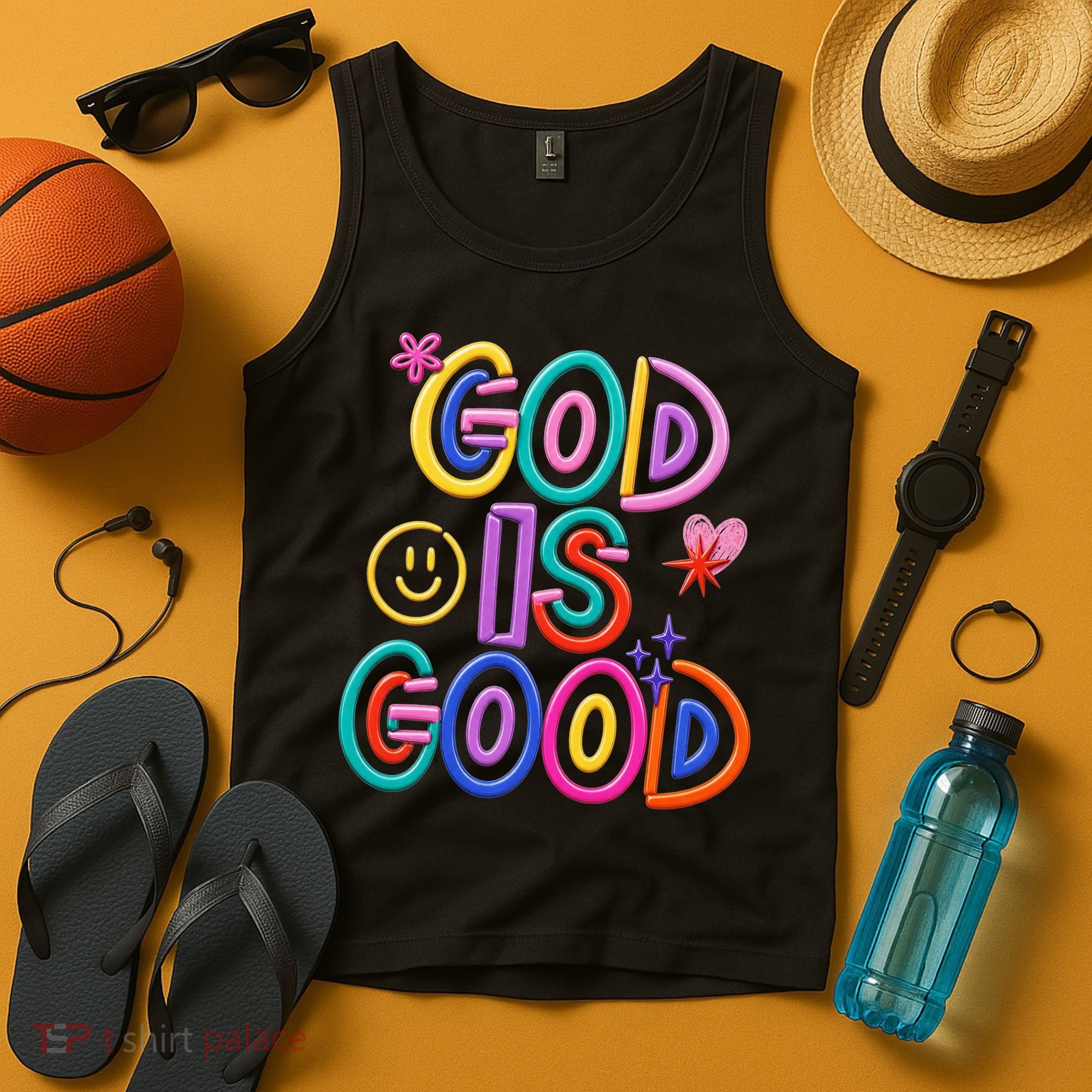 God Is Good Christian Religious Tank Top