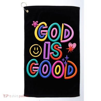 God Is Good Christian Religious Golf Towel