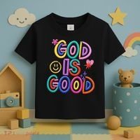 God Is Good Christian Religious Toddler T-Shirt thumb 3