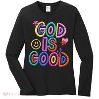 God Is Good Christian Religious Women's Long Sleeve Shirt thumb 0